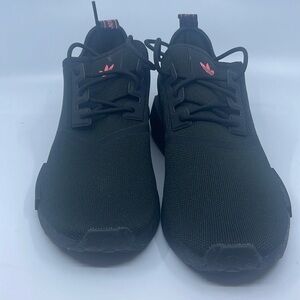 adidas Originals womens Nmd_r1's Sneaker, Core Black/Core Black/Solar Pink, 10.5